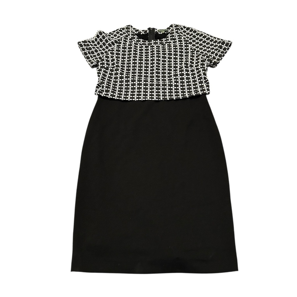 3/$15 THE LETTER black and white dress